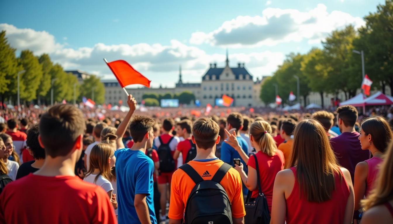 fan zone lyon : les activités et animations autour des grands rendez-vous sportifs — aires. la ville s'efforce de proposer une expérience