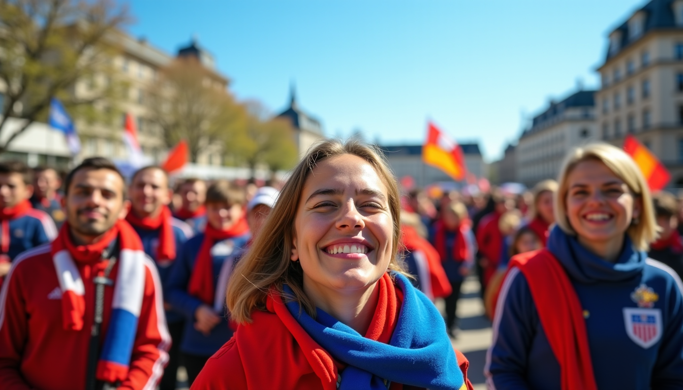 Illustration : pratique régulière. lyon s'affirme comme une ville où — fan zone lyon : les activités et animations autour des grands rendez-vous sportifs