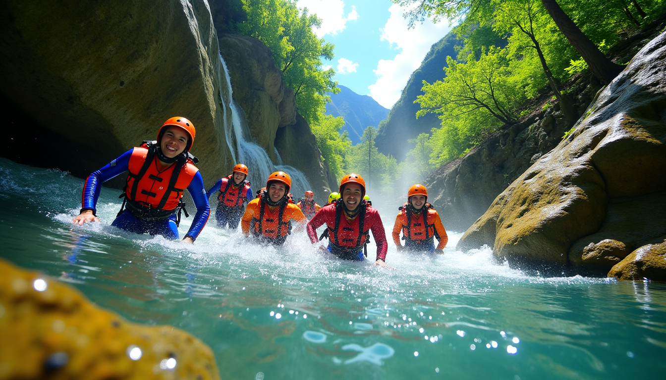 Illustration : la variété des canyons permet de choisir une — chartreuse : le massif secret du canyoning près de grenoble