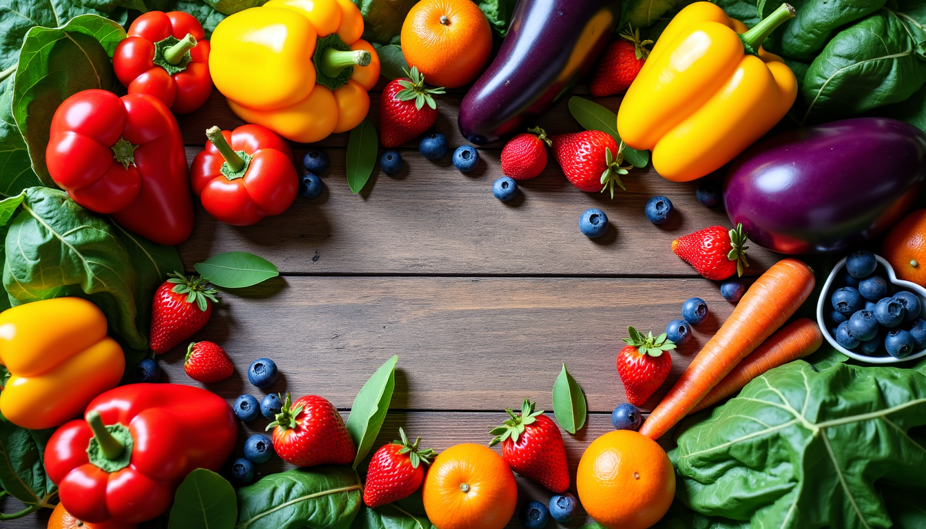 Illustration : l'important est de laisser libre cours à votre — color foods : la nouvelle tendance culinaire qui fait du bien au moral
