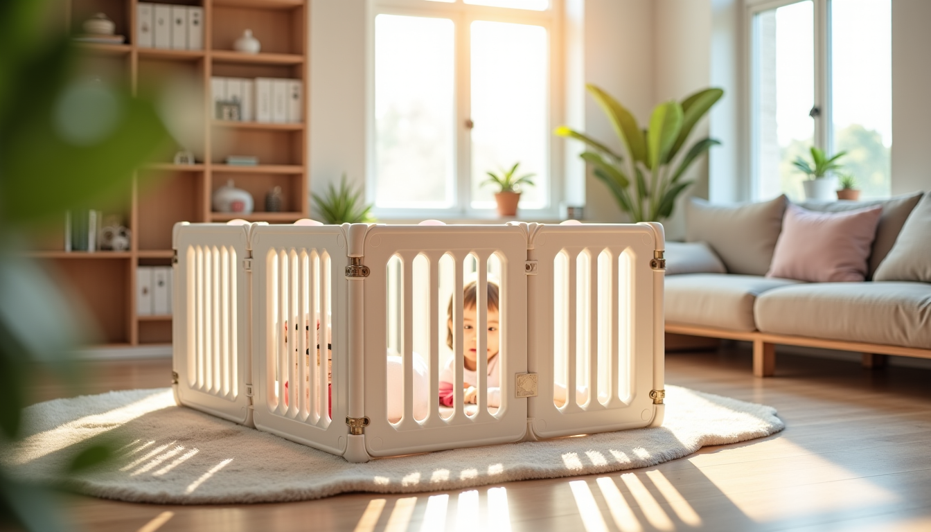 parc bébé modulable : comment bien choisir pour évoluer avec votre enfant — systèmes de fixation des panneaux doivent être robustes