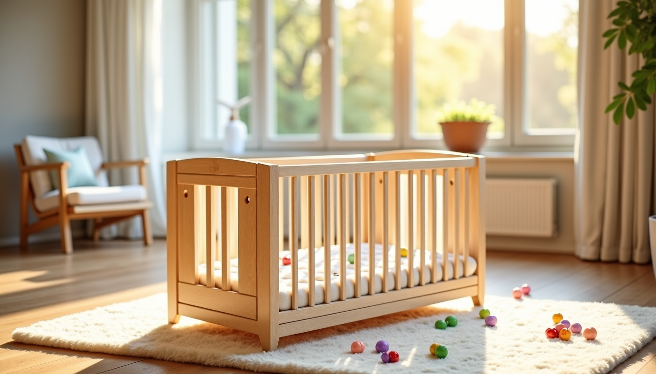Illustration : la hauteur du fond du parc est également — parc bébé modulable : comment bien choisir pour évoluer avec votre enfant