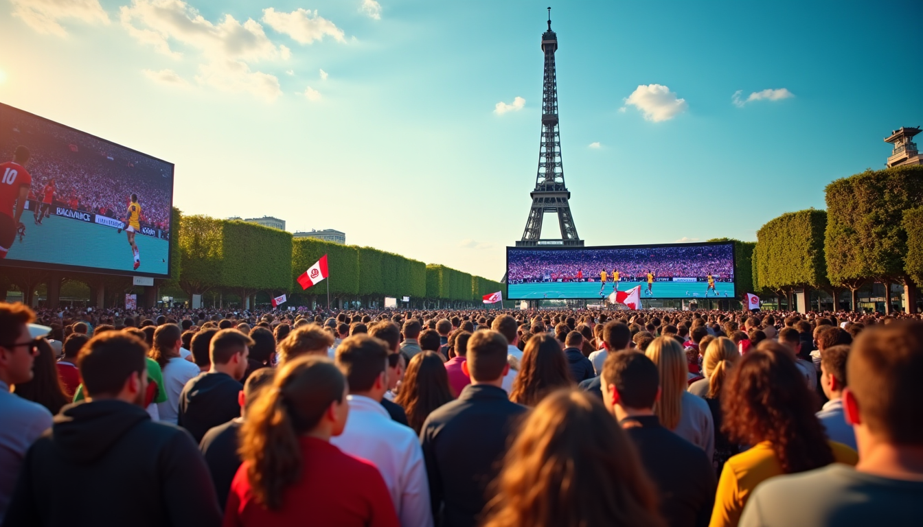 Illustration : le secret pour ne rien manquer est de — fan zone paris : découvrez le calendrier des retransmissions et les dates clés