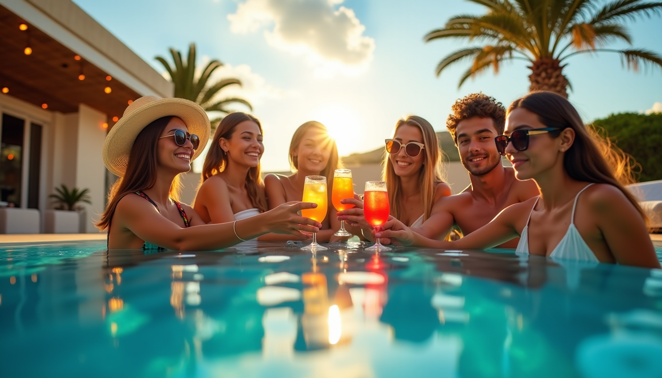 Illustration : si les pool parties et les clubs sont — événements evjf à malte : la liste des pool parties et clubs gérés par malta adventures