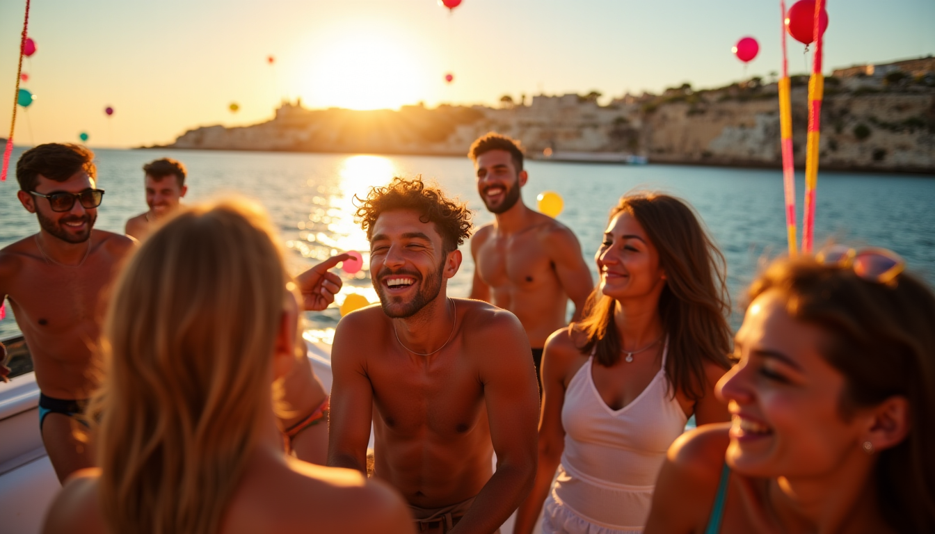 boat party malte : guide complet pour une soirée inoubliable sur l’eau — en plus de la musique, des animations peuvent