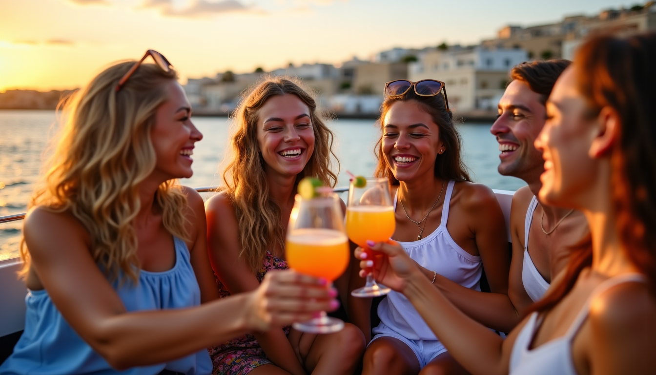Illustration : de l'équipement à emporter aux règles de sécurité, — boat party malte : guide complet pour une soirée inoubliable sur l’eau