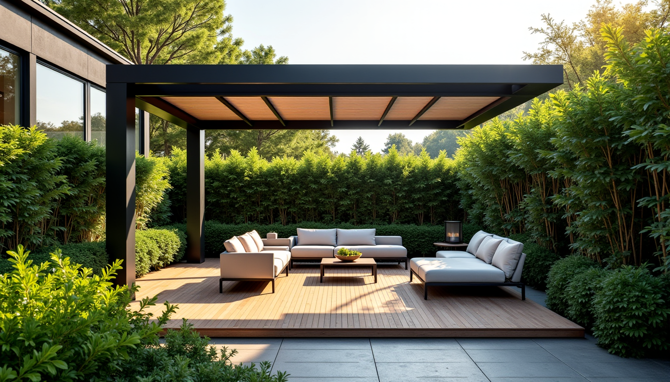 aménager un jardin haut de gamme avec une pergola bioclimatique design — onfort et élégance, répondant aux attentes les plus