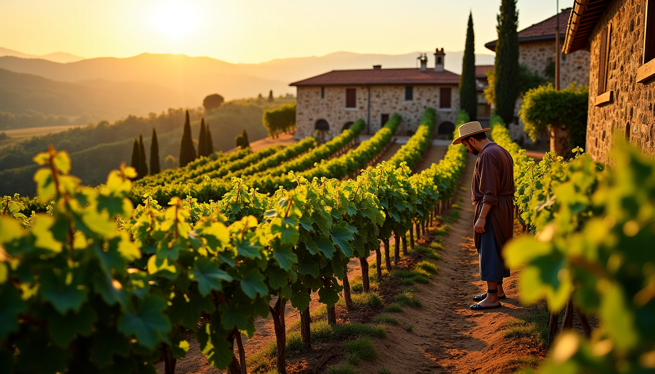 Illustration : la documentation écrite de l'époque, notamment les traités — l'histoire fascinante de la viticulture en italie, des étrusques aux romains
