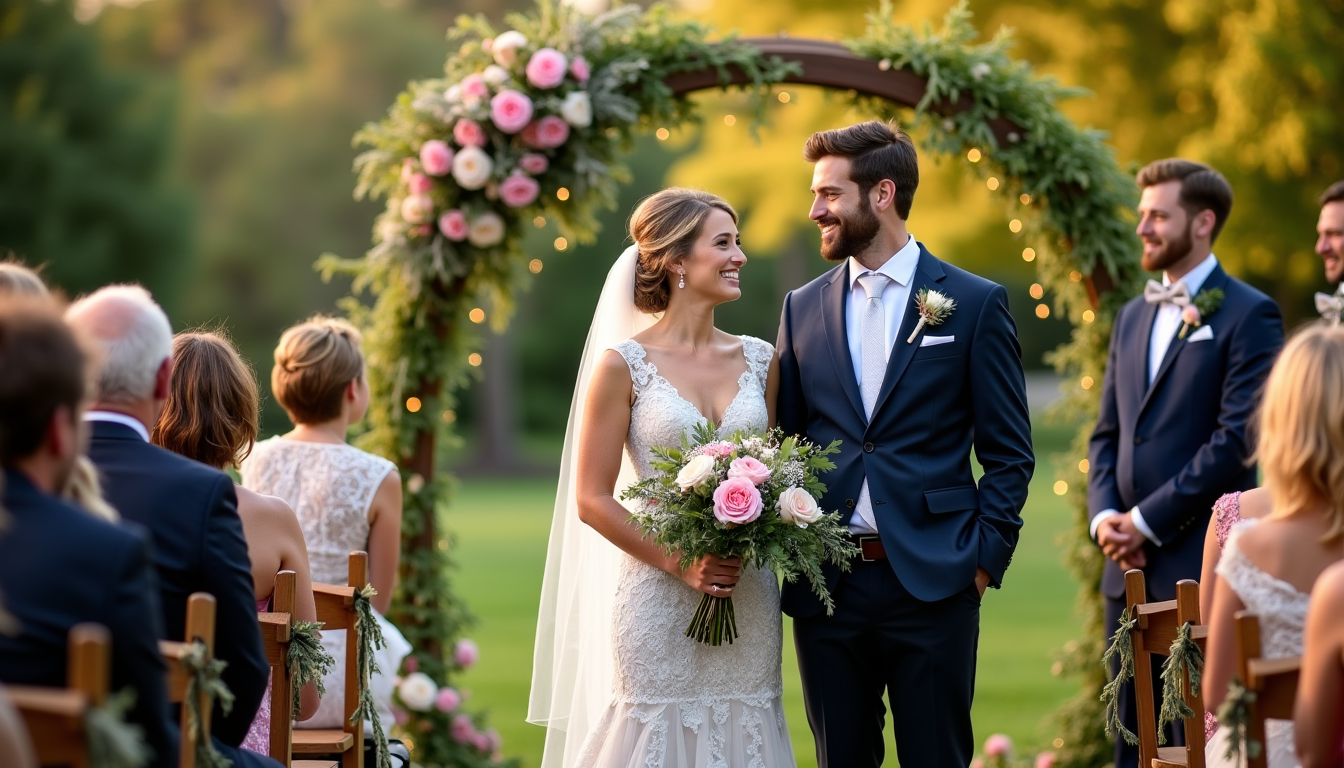 Illustration : chaque détail compte pour faire de cette cérémonie — secrets d'une cérémonie de mariage réussie et mémorable
