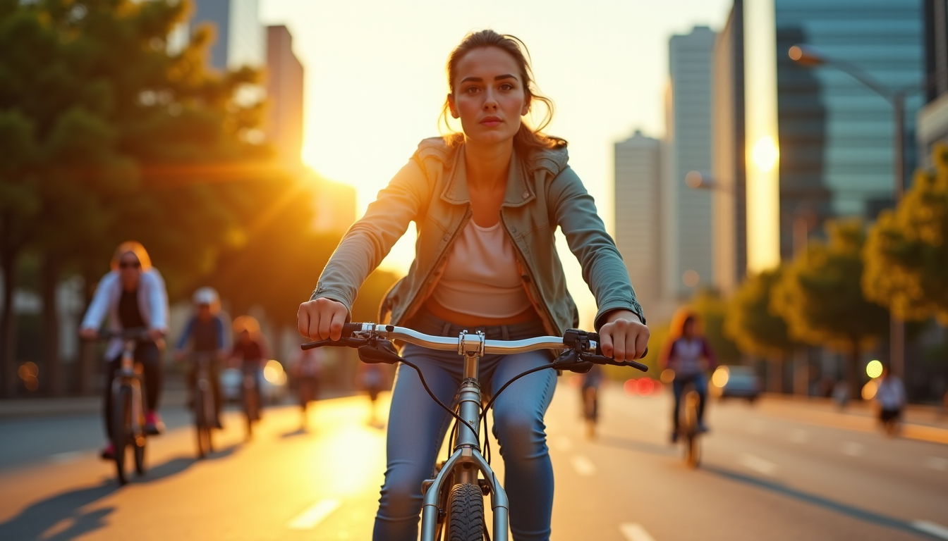 Illustration : pensez à essayer plusieurs modèles avant de faire — l'art de maîtriser la ville à vélo
