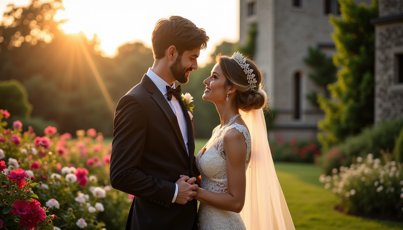 mariage féerique pour des souvenirs inoubliables — de nombreux couples se tournent vers des lieux