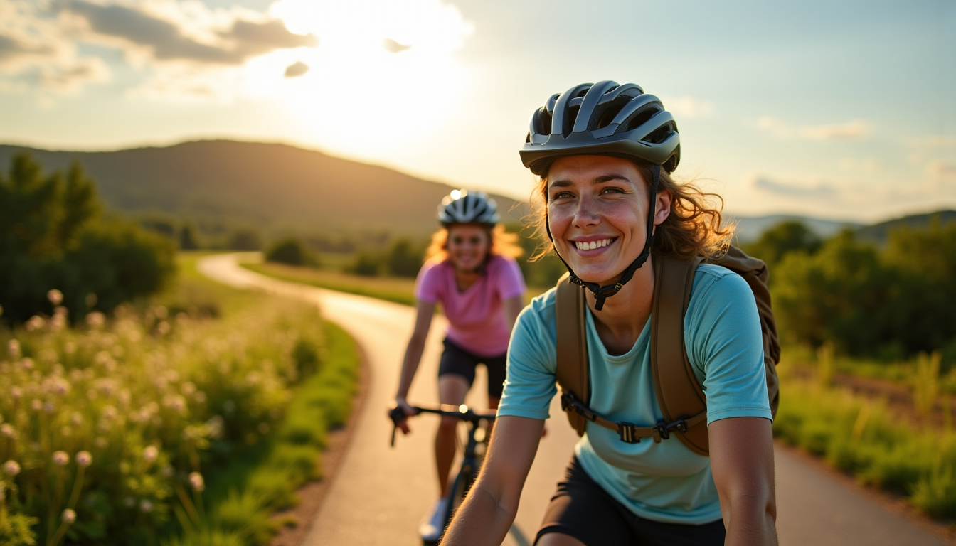 voyage responsable : comment réduire l'empreinte carbone ? — vélo/marche nul activité physique, zéro émission