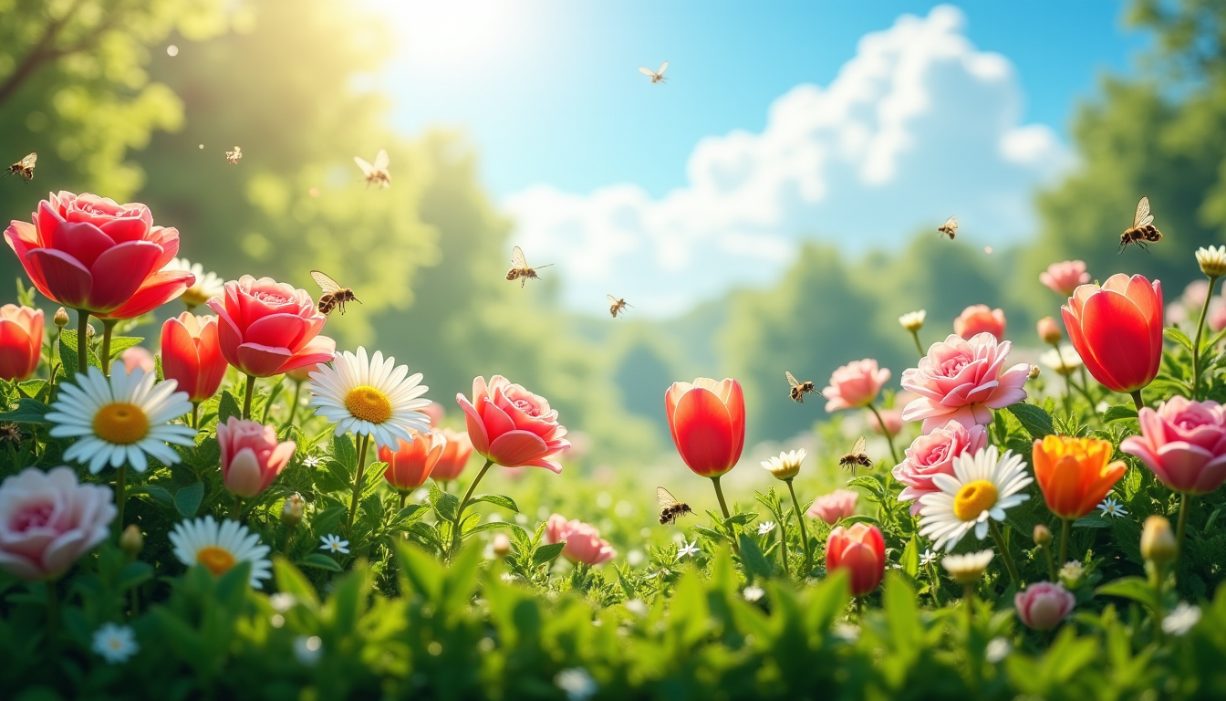 Illustration : un jardin florissant est un jardin en bonne — astuces pour un jardin florissant et durable