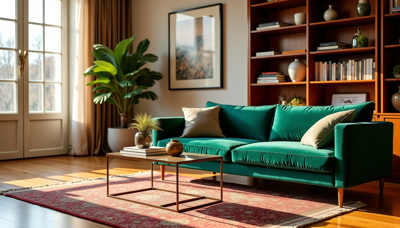 Illustration : le choix et la disposition de votre mobilier — 10 astuces pour sublimer votre intérieur avec style