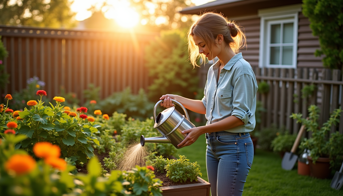 Illustration : un jardin ne se contente pas d'être créé — créer un espace vert chez soi : astuces pratiques et esthétiques