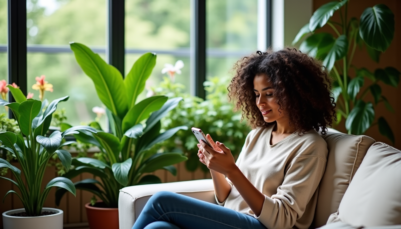 cultiver un oasis chez soi avec des ateliers jardin innovants — ité de contrôler votre éclairage depuis une application,