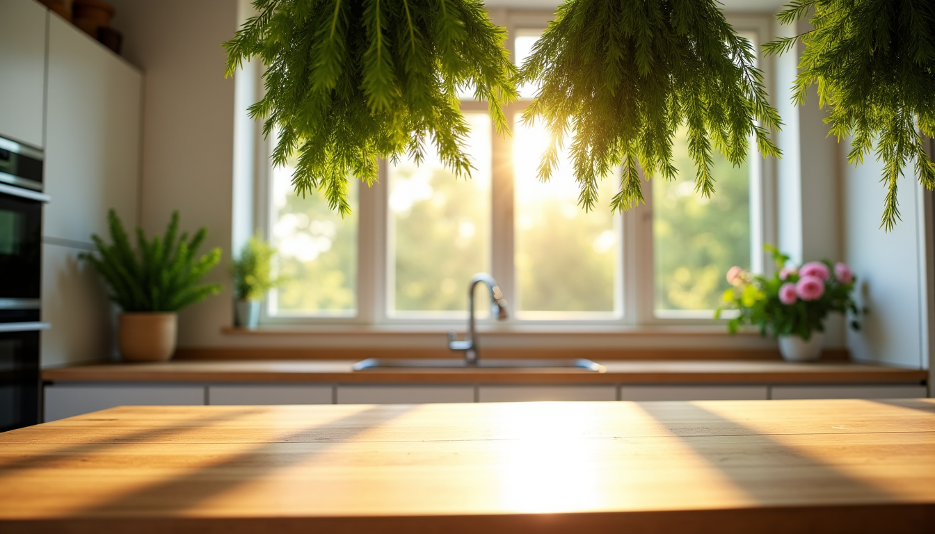 Illustration : l en suspension. les herbes aromatiques en cuisine, — inspiration maison : 10 idées pour un intérieur apaisant vues sur reminiscencehome.com