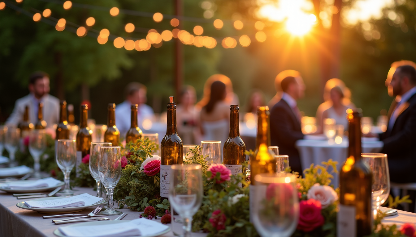 idées créatives pour une décoration de mariage inoubliable — une autre idée ingénieuse consiste à transformer de