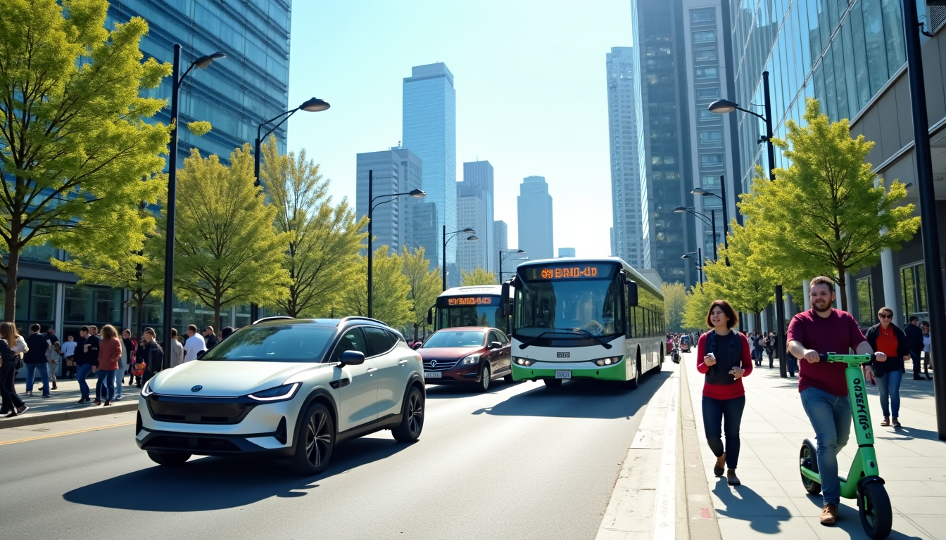 Illustration : l'avenir des véhicules électriques en ville ne se — l'avenir des véhicules électriques en milieu urbain