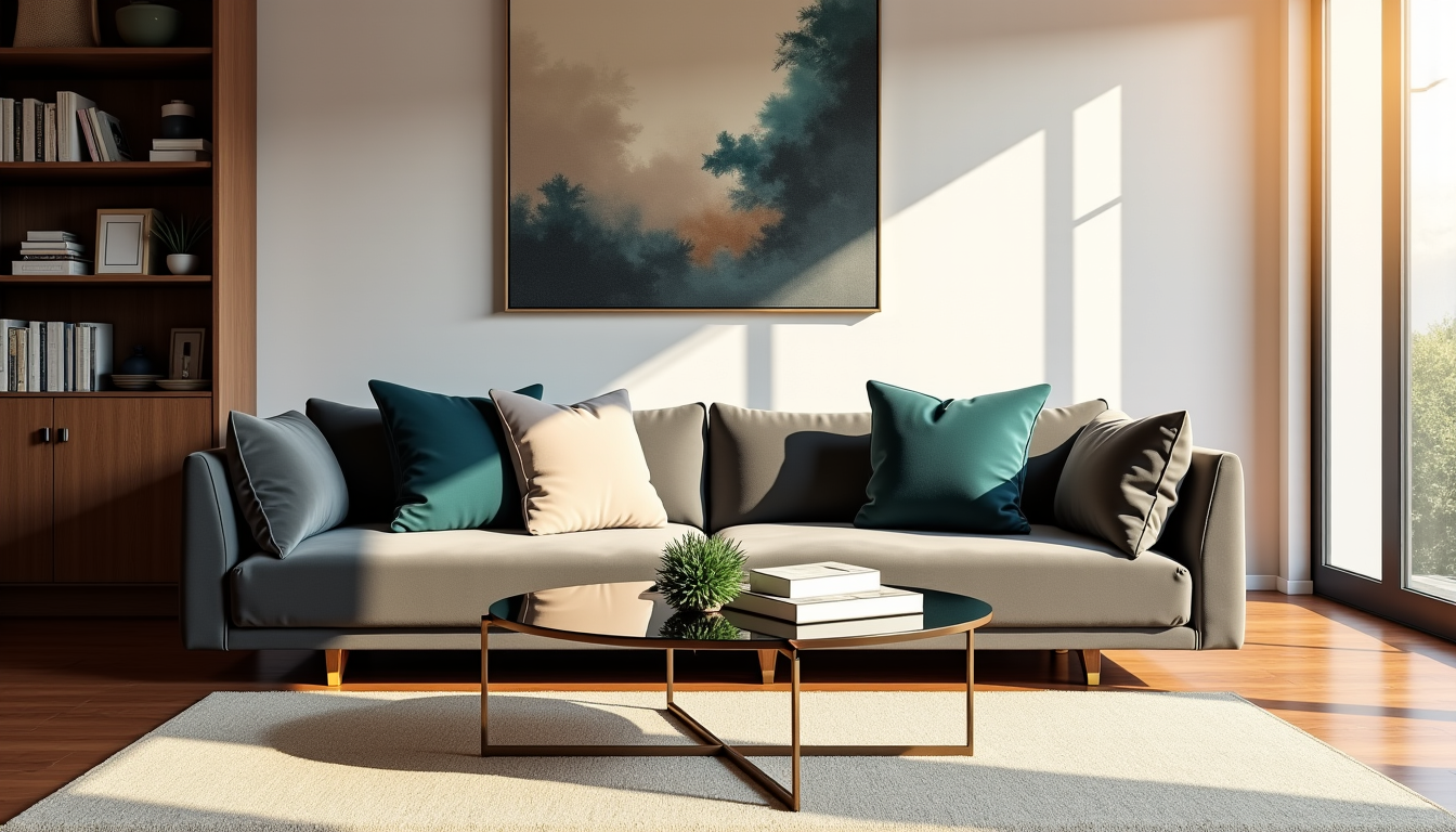 Illustration : is disposez les objets avec intention pour créer — idées créatives pour un intérieur harmonieux et élégant