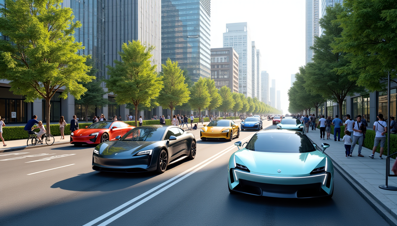 Illustration : l'adoption des véhicules électriques est fortement encouragée par — l'essor des véhicules électriques : révolution silencieuse