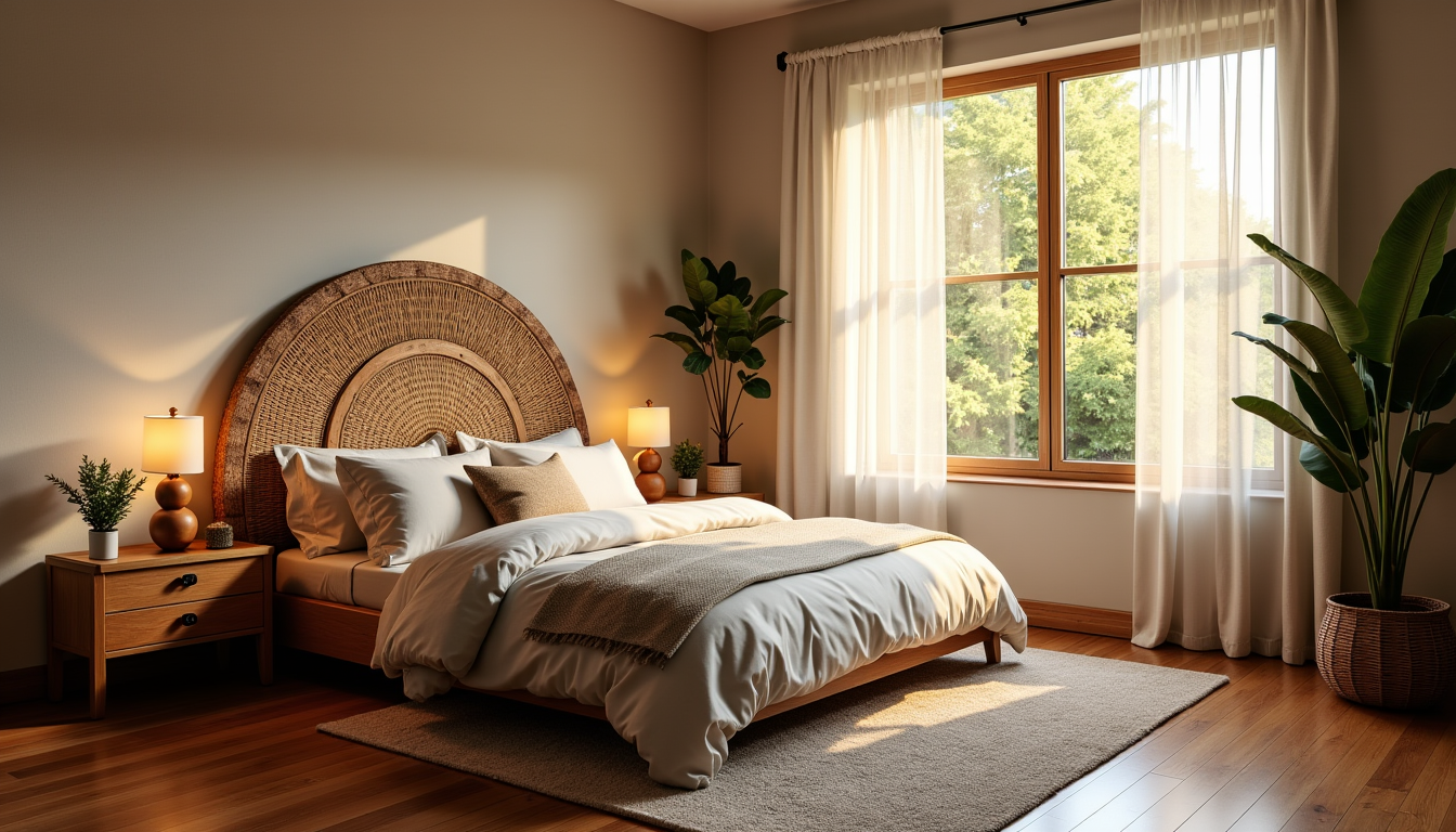 Illustration : dans la chambre, l'artisanat peut favoriser une atmosphère — créez une ambiance unique avec des objets de décoration artisanaux