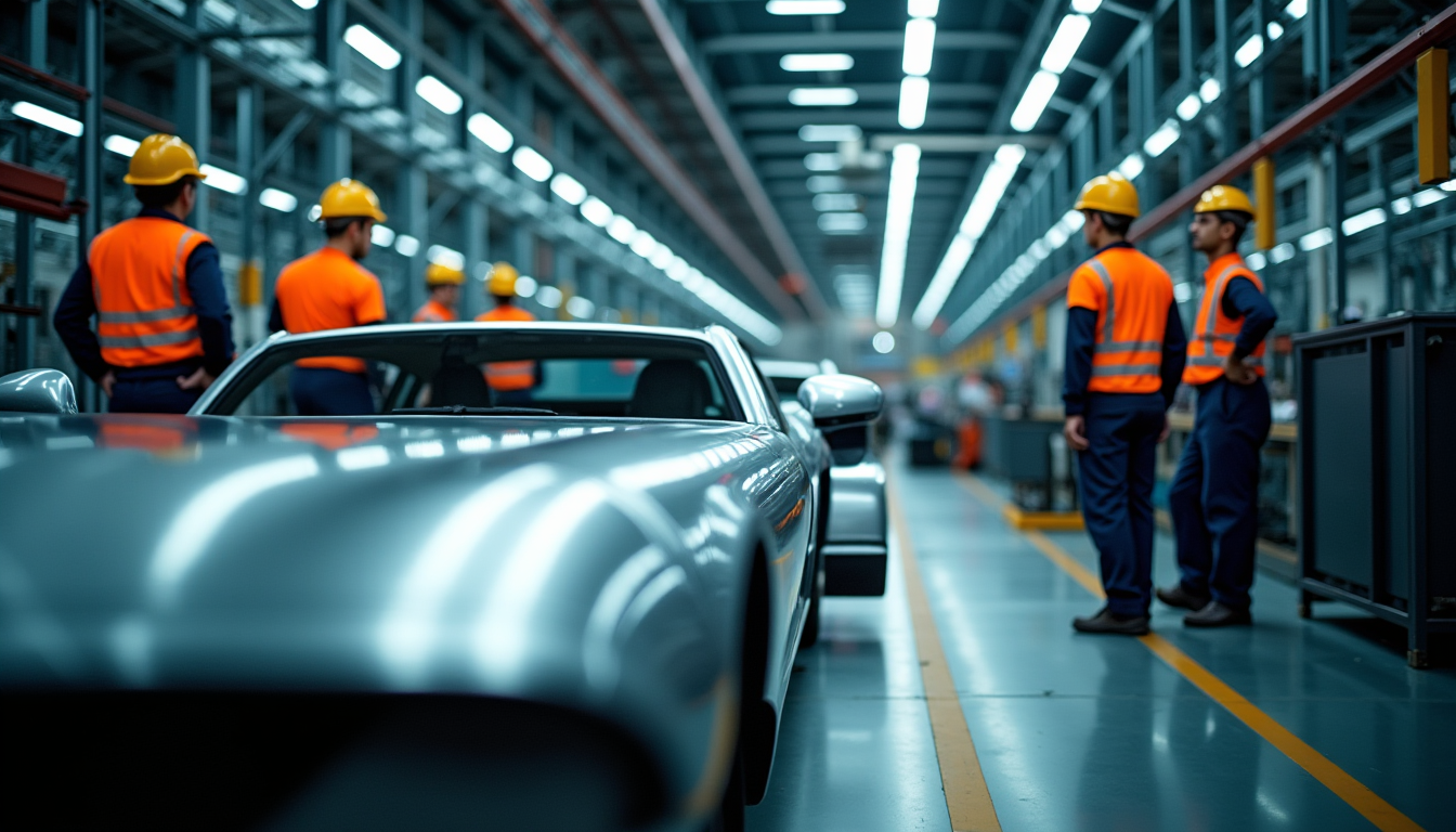 secrets de l'industrie automobile enfin dévoilés — le processus commence par l'emboutissage des panneaux de