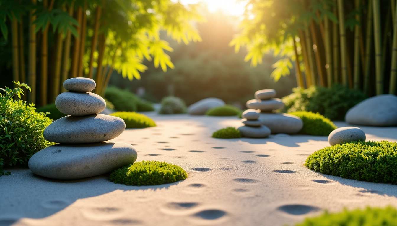 Illustration : ces principes nous enseignent l'importance de l'espace négatif, — idées créatives pour transformer votre jardin en espace zen