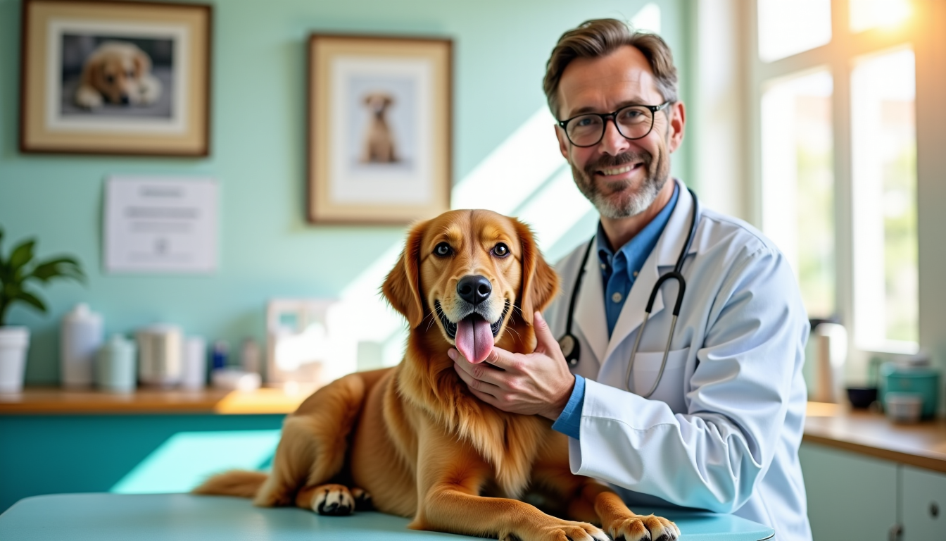 Illustration : « un examen annuel chez le vétérinaire est — prendre soin de nos compagnons : astuces essentielles pour la santé animale