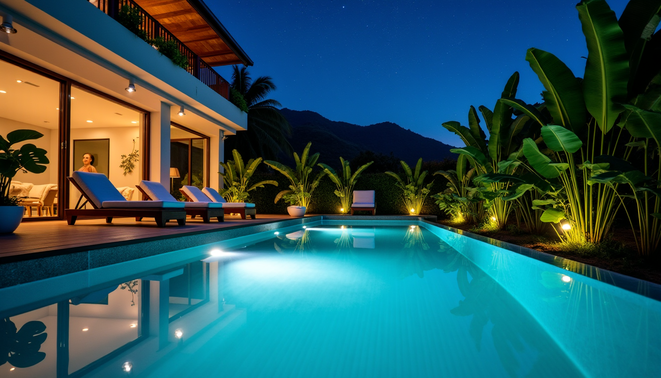 aménager sa piscine : 7 astuces pour un espace paradisiaque — l'éclairage transforme radicalement l'ambiance de votre piscine une
