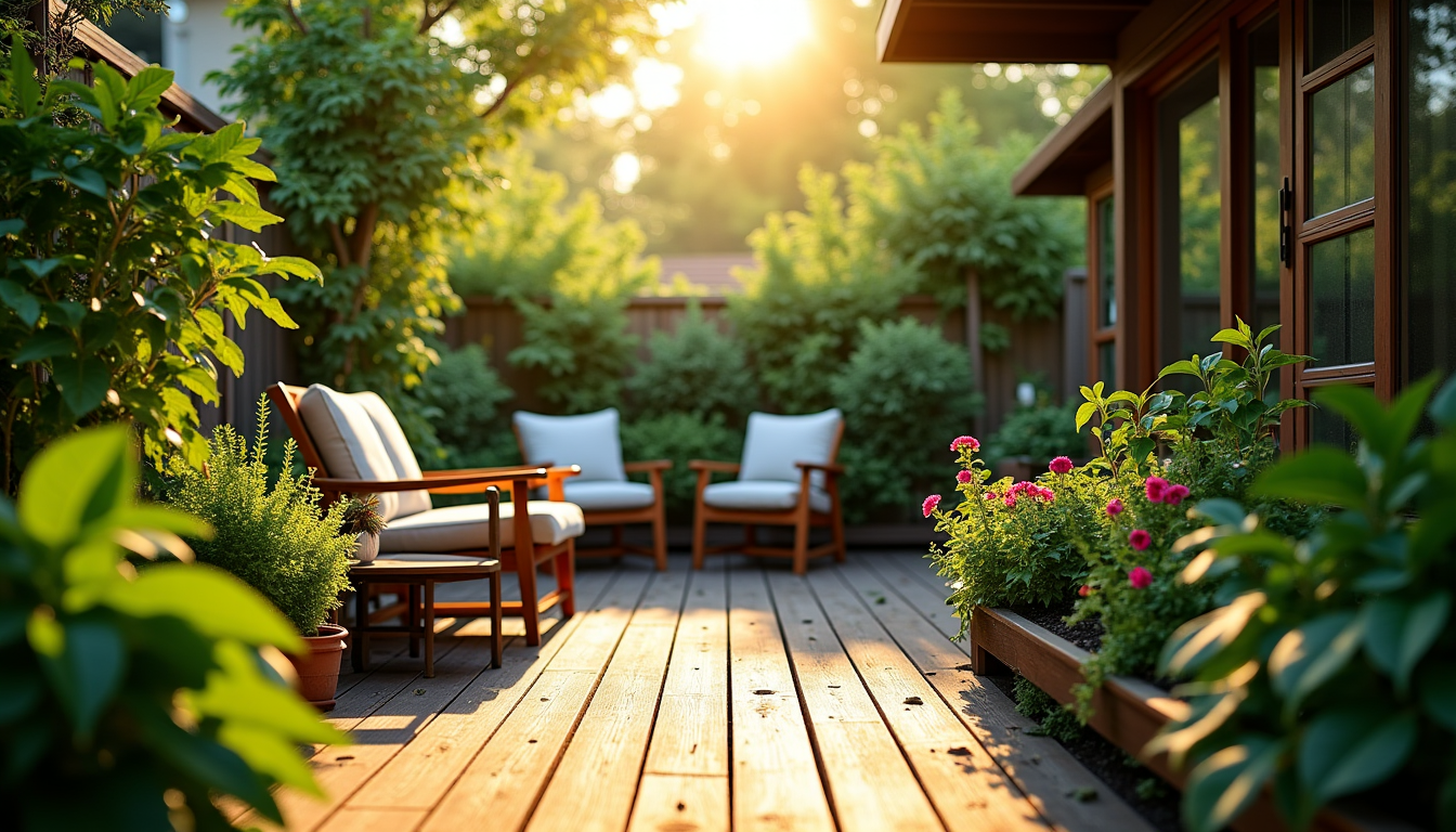 Illustration : gain de place isolation thermique, amélioration de la — créer un coin de paradis chez soi avec un jardin maison