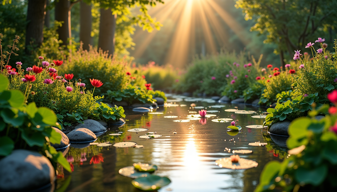 secrets pour un jardin éco-responsable et florissant — l'eau est une ressource vitale et sa gestion