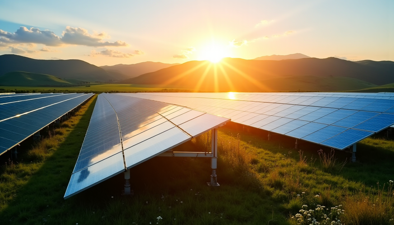 Illustration : bien que l'investissement initial dans un syst&egrave;me de &mdash; tracker solaire : quels secteurs en tirent le plus de valeur ?