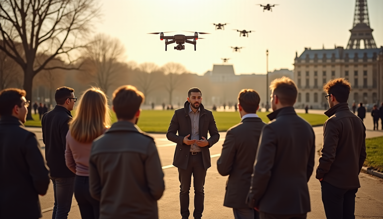 Illustration : le paysage de la formation drone est riche &mdash; suivre une formation drone &agrave; paris pour lancer votre activit&eacute; professionnelle ?