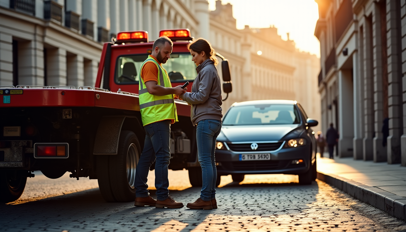 dépannage et remorquage de voiture à bruxelles : comment réagir en cas de panne — n une trentaine de minutes est un atout