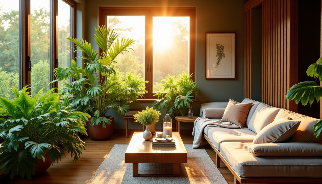 secrets de la maison : astuces déco pour un intérieur unique — ouche de nature et de fraîcheur, purifient l'air