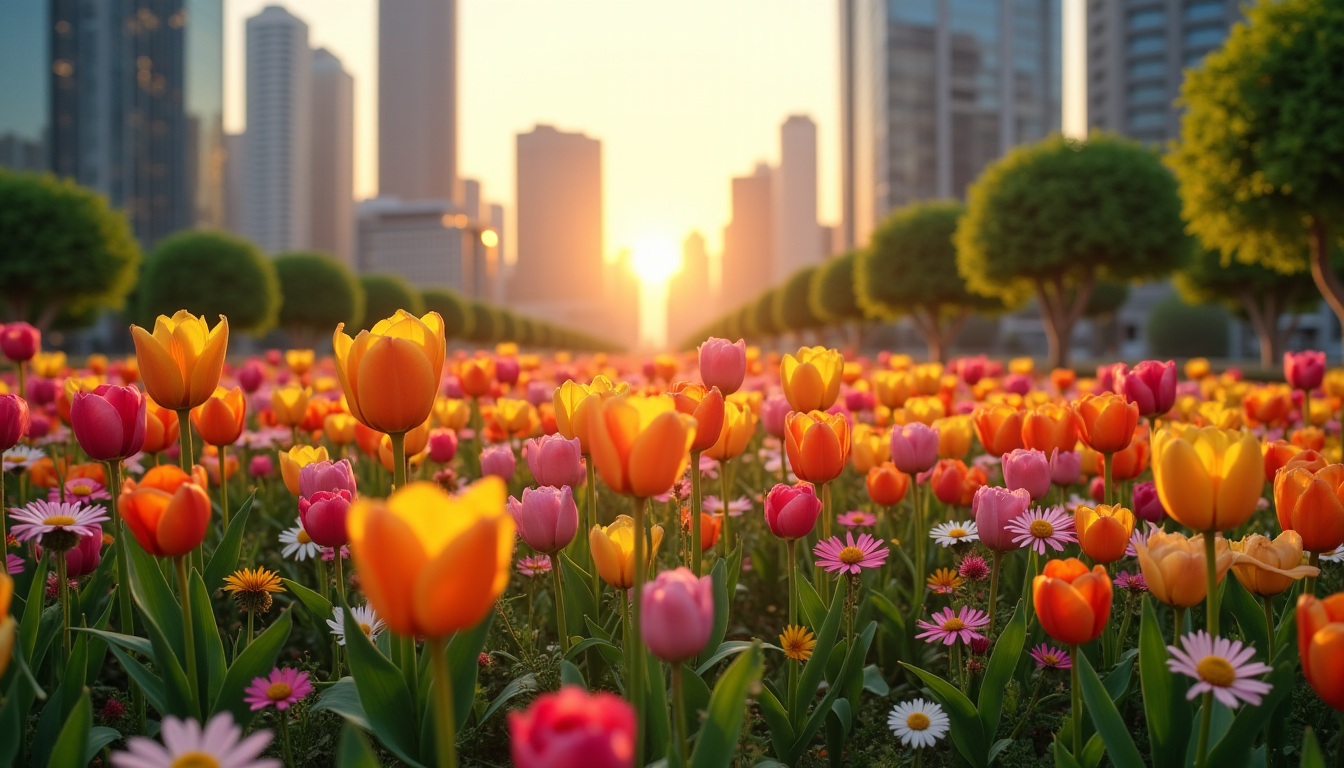 Illustration : un jardin floral ne demande pas seulement d'être — cultivez un paradis floral dans votre jardin urbain
