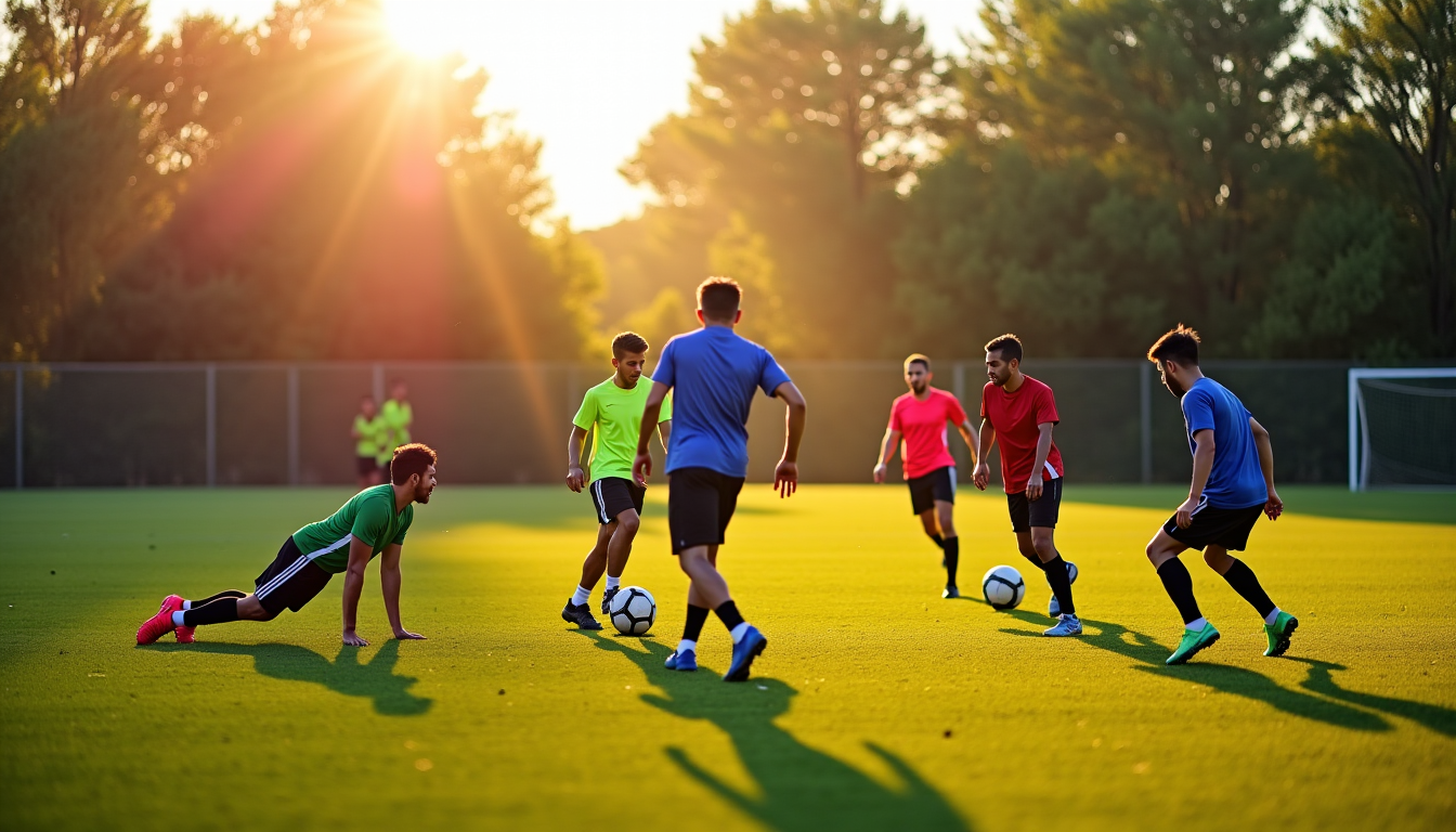 Illustration : il est important de varier les exercices pour — planifier sa préparation physique football avant le début du championnat ?