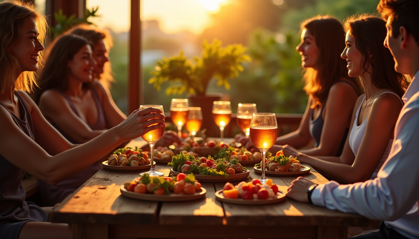Illustration : enfin, n'oubliez pas le détail qui fait toute — renouvelez vos apéros avec des idées créatives et conviviales
