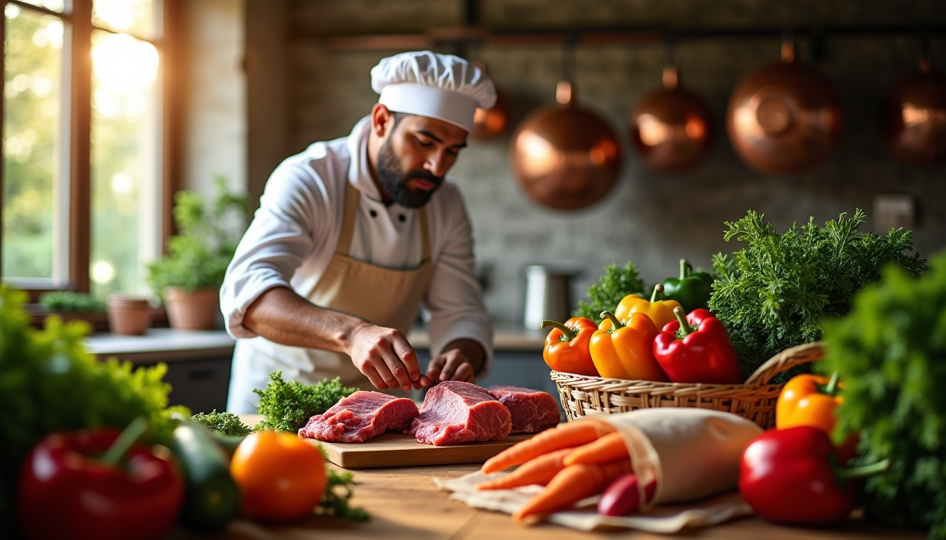 secrets de la cuisine française dévoilés dans votre assiette — un plat d'exception commence toujours par des ingrédients