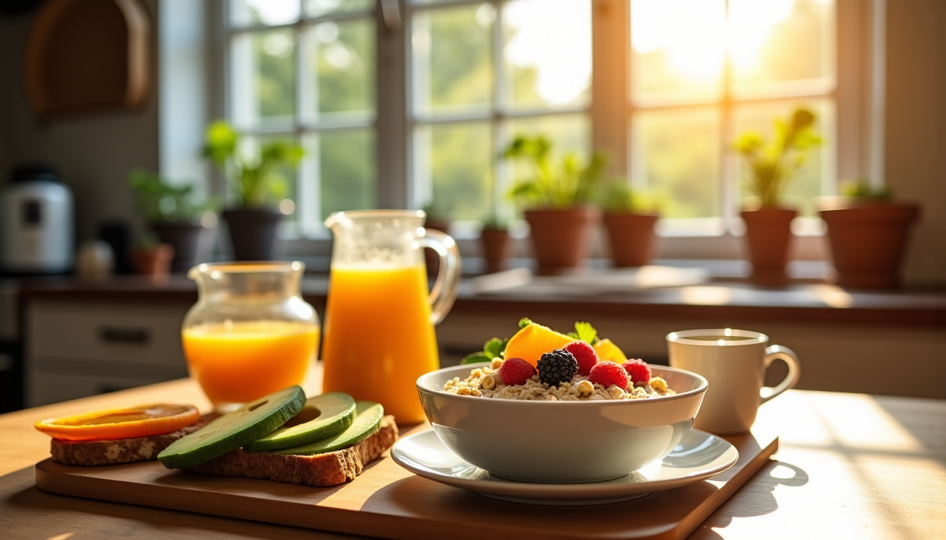 changer son alimentation pour une vie plus saine — le petit déjeuner est un repas clé qui