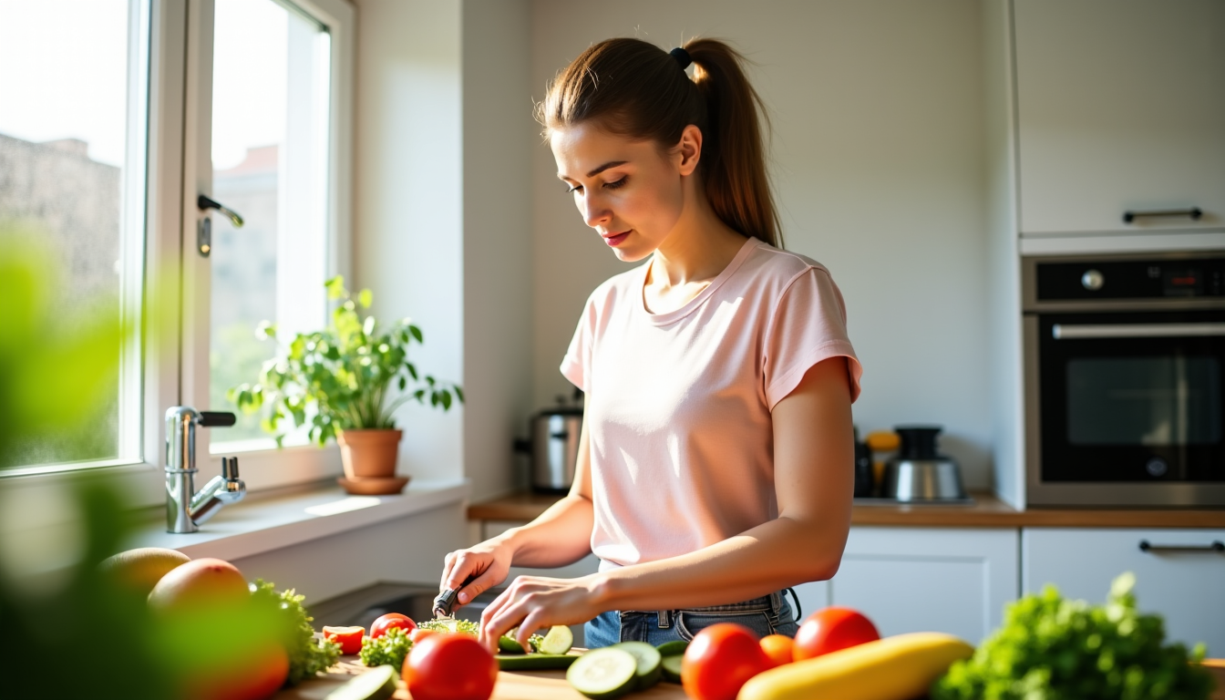 Illustration : changer ses habitudes alimentaires n'est pas toujours un — changer son alimentation pour une vie plus saine
