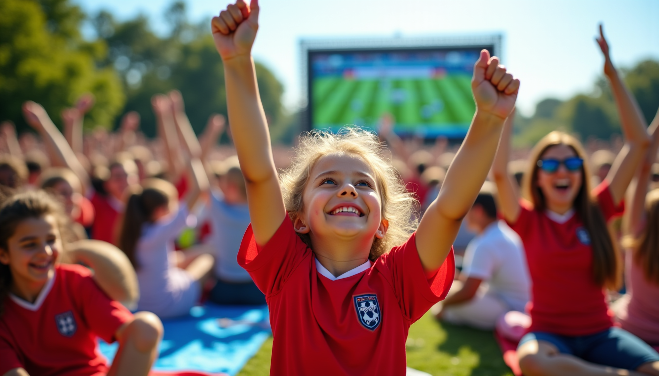 fan zone coupe du monde : l’expérience ultime pour vivre le football en collectif — : préférez-vous une atmosphère familiale et détendue ou