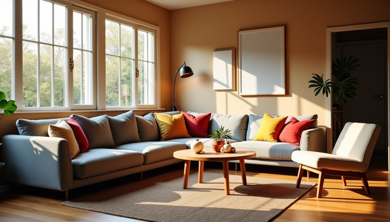 Illustration : le choix et la disposition de votre mobilier — créer un intérieur chaleureux en quelques étapes simples