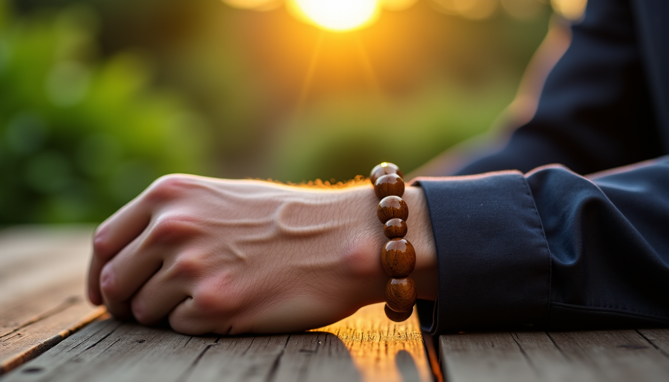 bracelet en bois pour homme : le secret d'un style unique et naturel — nt l'élégance et le naturel, vous pouvez consulter