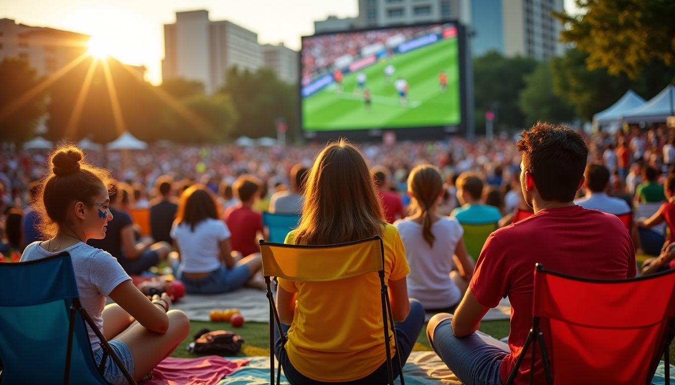 profiter à fond d’une fan zone coupe du monde entre amis ou en famille ? — de produits souvent plus abordable, choix plus limité