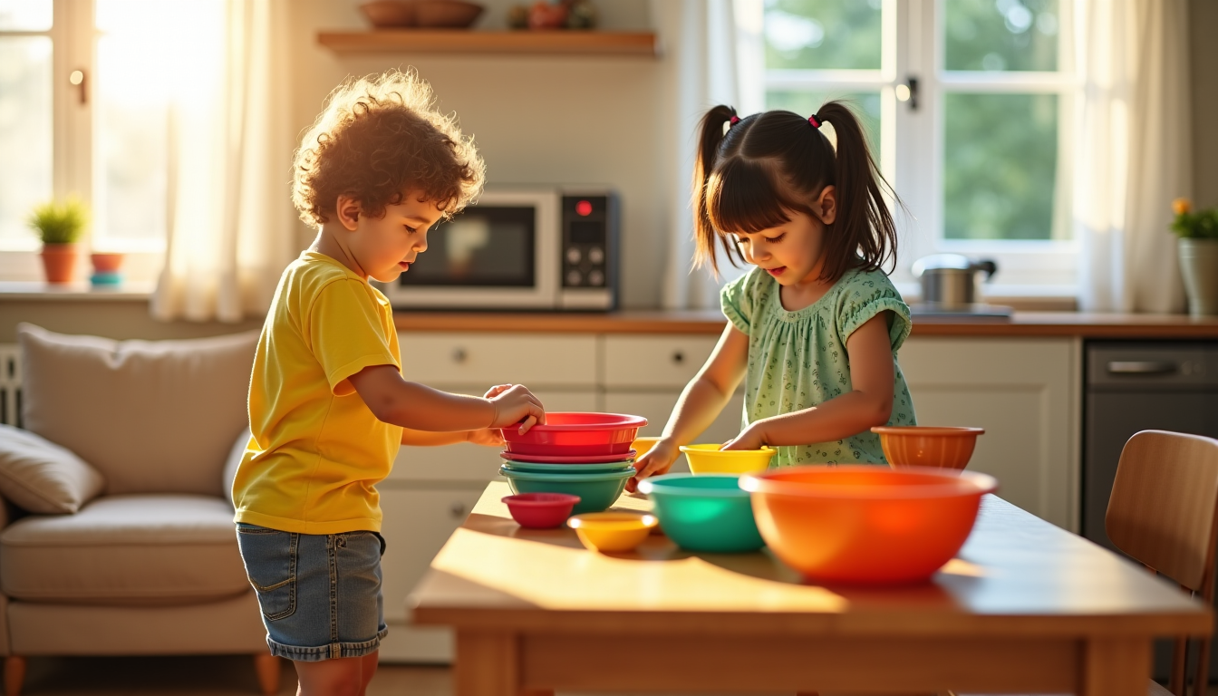 Illustration : intégrer l'autonomie dans la routine familiale demande de — autonomie des enfants : le guide pratique pour leur apprendre les tâches quotidiennes