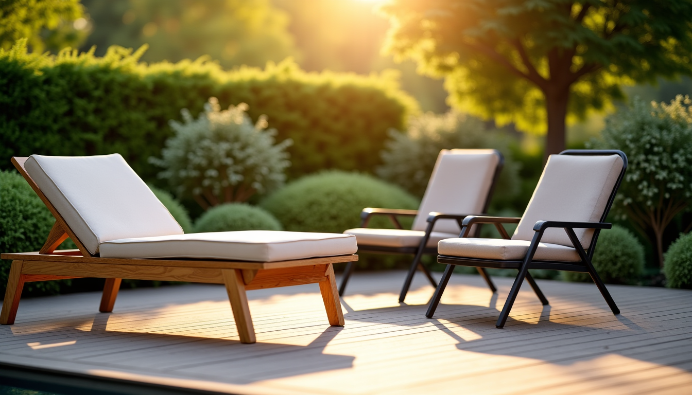 Illustration : la fréquence d'utilisation influence aussi le choix des &mdash; différence entre transat, chaise longue et fauteuil relax ?