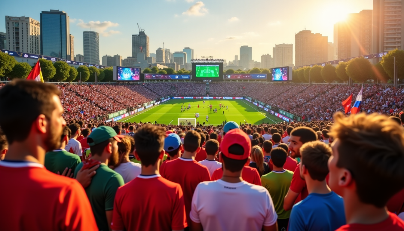 matchs sur écran géant : pourquoi choisir la fan zone coupe du monde ? — ntre l'image et le son crée une sensation