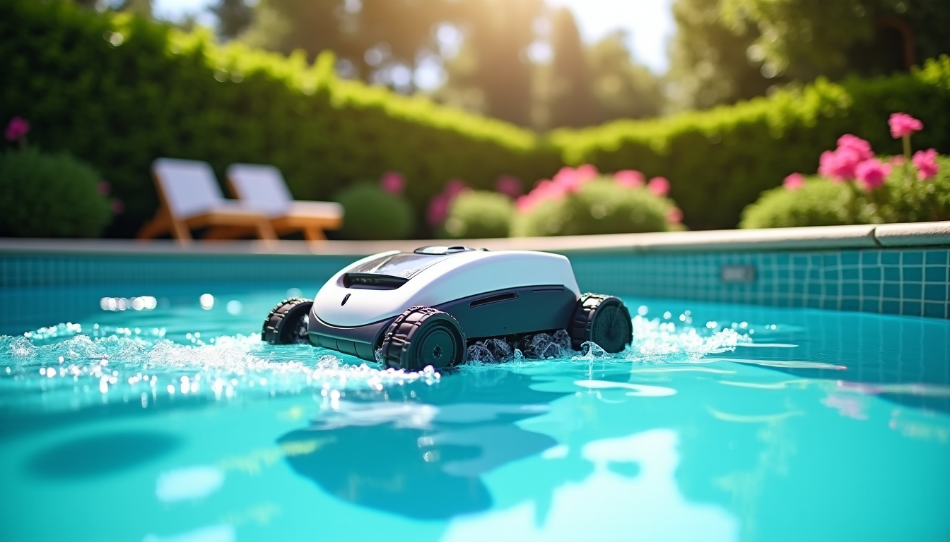 nettoyer les recoins de votre piscine sans effort grâce à la brosse automatique ? — le marché propose une variété de brosses automatiques,